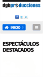 Mobile Screenshot of dgbproducciones.com